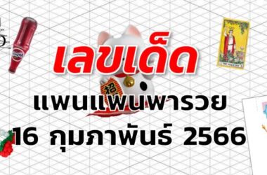 หวยแพนแพนพารวย เลขเด็ด งวด 16 กุมภาพันธ์ 2566