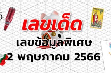 เลขข้อมูลพิเศษ เลขเด็ด งวด 2 พฤษภาคม 2566