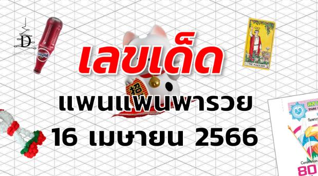 หวยแพนแพนพารวย เลขเด็ด งวด 16 เมษายน 2566