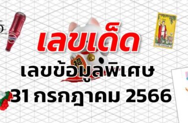 เลขข้อมูลพิเศษ เลขเด็ด งวด 31 กรกฎาคม 2566