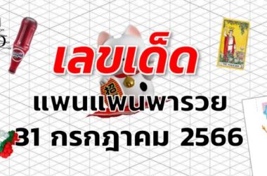 หวยแพนแพนพารวย เลขเด็ด งวด 31 กรกฎาคม 2566