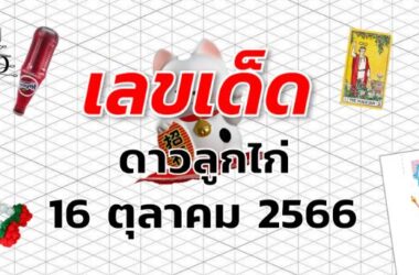 หวยดาวลูกไก่ เลขเด็ด งวด 16 ตุลาคม 2566